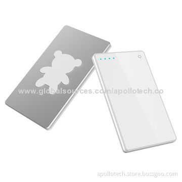 Ultra-slim Portable Power Banks, 2,200mAh Real-capacity/Supports Qi Wireless Charging, Fancy Design